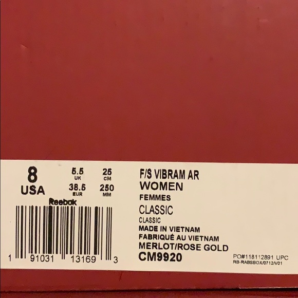 🔥 AMBER ROSE LIMITED ADDITION Reebok - Picture 8 of 8